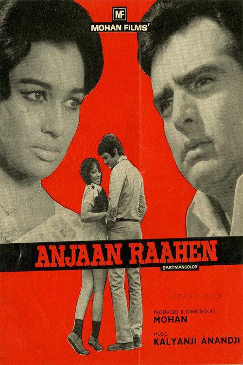Anjaan Raahen 1974 official movie poster