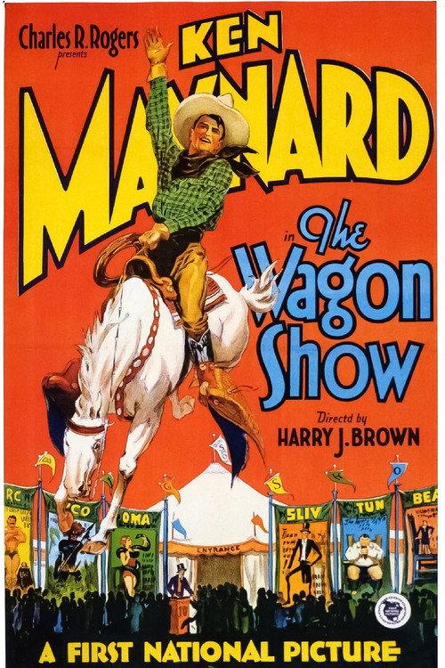 The Wagon Show 1928 official movie poster