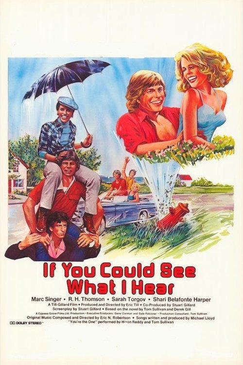 If You Could See What I Hear 1982 official movie poster