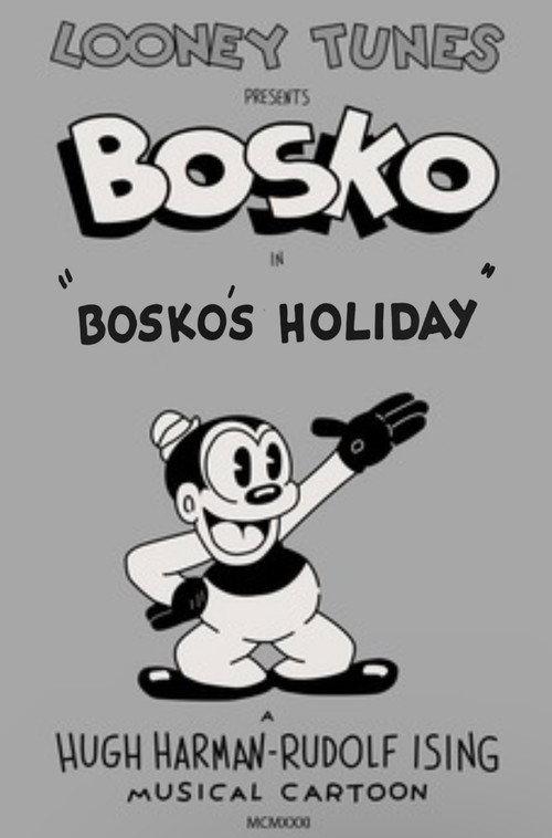 Bosko's Holiday 1931 official movie poster