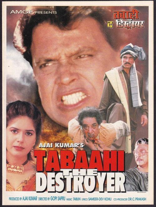 Tabaahi: The Destroyer 1999 official movie poster