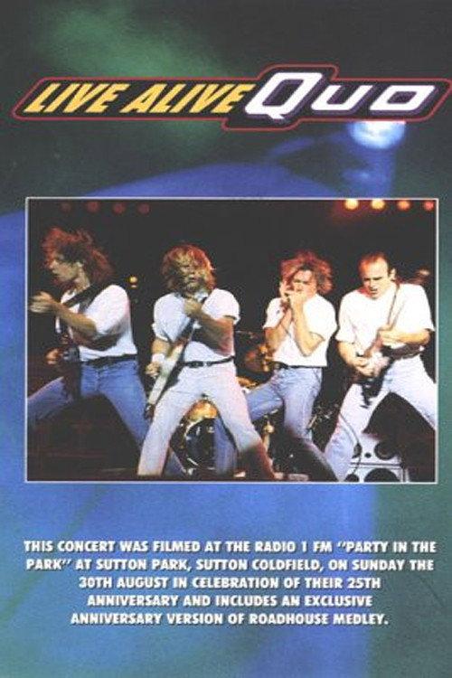 Status Quo – Live Alive Quo 1992 official movie poster