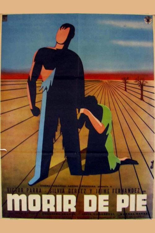Morir de pie 1957 official movie poster