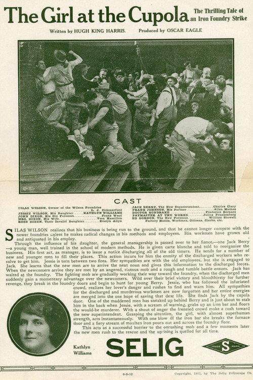 The Girl at the Cupola 1912 official movie poster