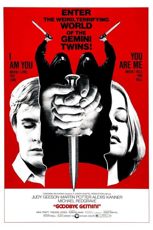 Goodbye Gemini 1970 official movie poster