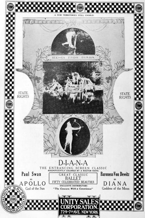 Diana the Huntress 1916 official movie poster