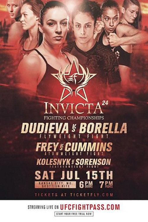 Invicta FC 24: Dudieva vs. Borella 2017 official movie poster