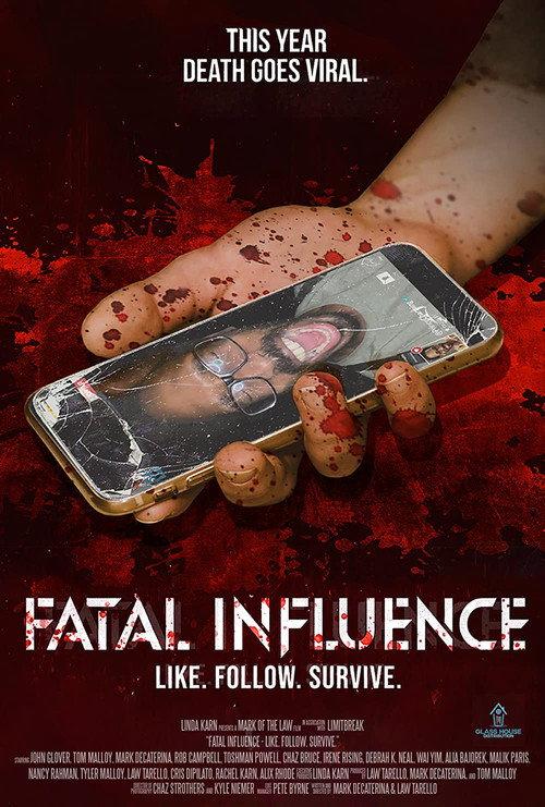 Fatal Influence: Like. Follow. Survive. 2022 official movie poster