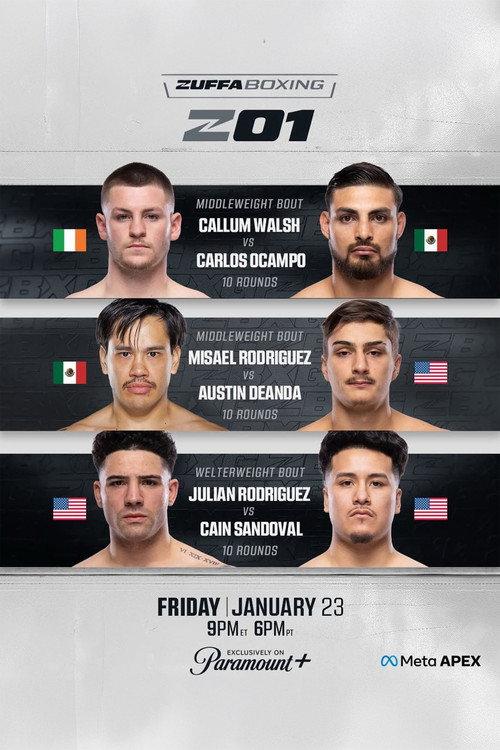 Callum Walsh vs. Carlos Ocampo 2026 official movie poster
