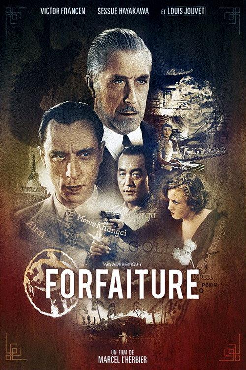 Forfaiture 1937 official movie poster