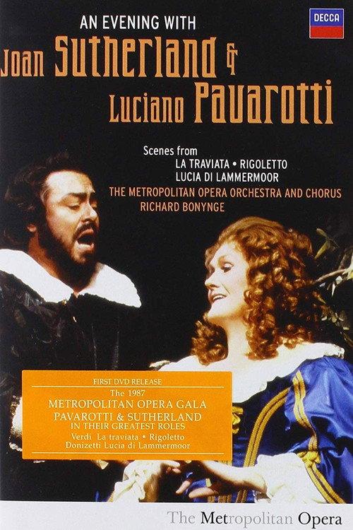 An Evening with Joan Sutherland and Luciano Pavarotti 1988 official movie poster
