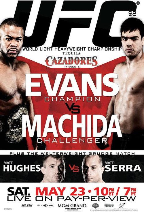 UFC 98: Evans vs. Machida 2009 official movie poster