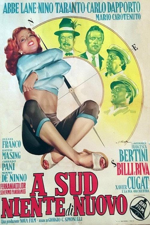 A sud niente di nuovo 1956 official movie poster