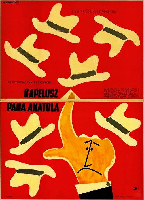 Kapelusz pana Anatola 1957 official movie poster