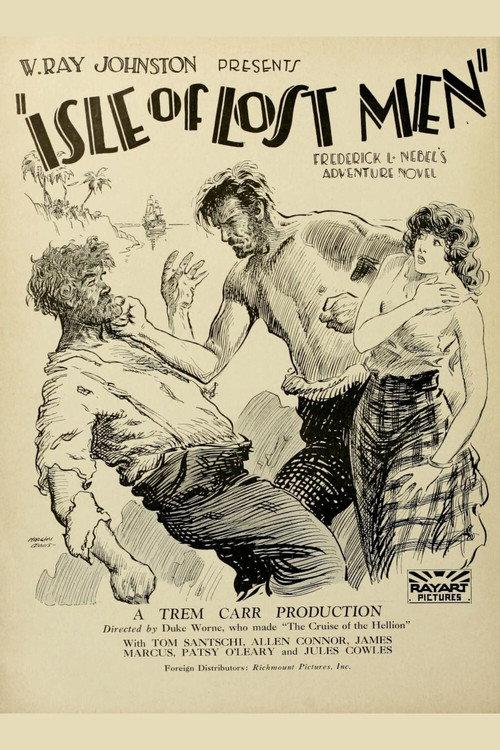 Isle of Lost Men 1928 official movie poster