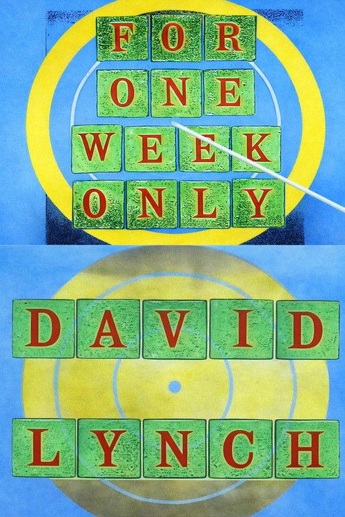 Jonathan Ross Presents for One Week Only: David Lynch 1990 official movie poster