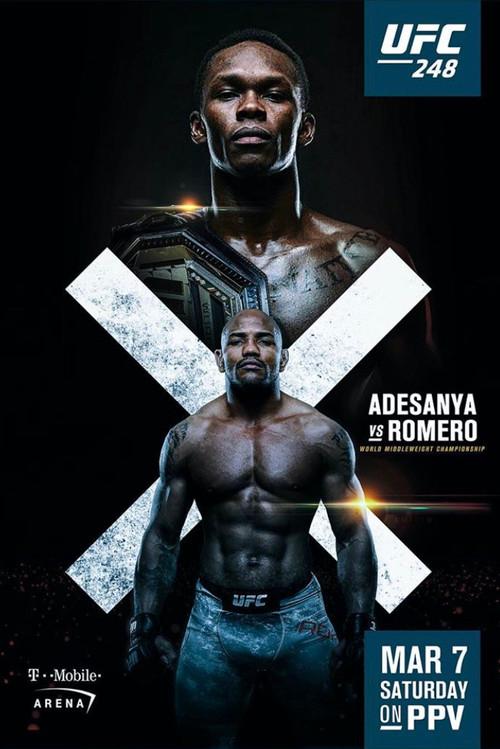 UFC 248: Adesanya vs. Romero 2020 official movie poster