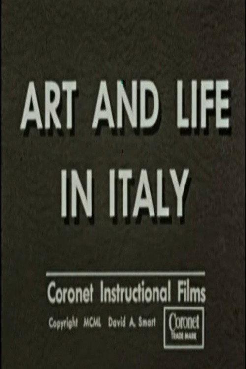 Art and Life in Italy 1950 official movie poster