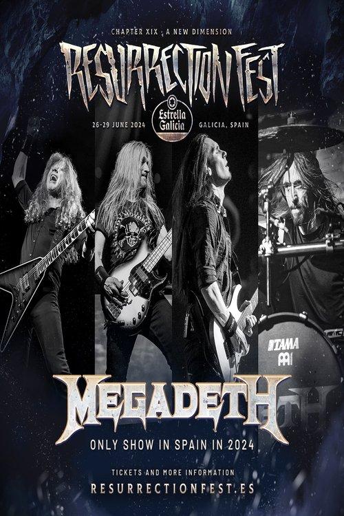 MEGADETH - Live at Resurrection Fest EG 2024 2024 official movie poster