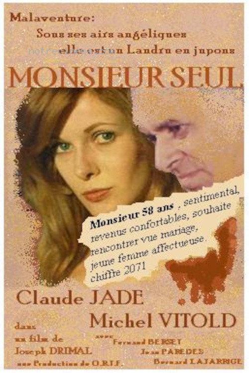 Monsieur seul 1974 official movie poster