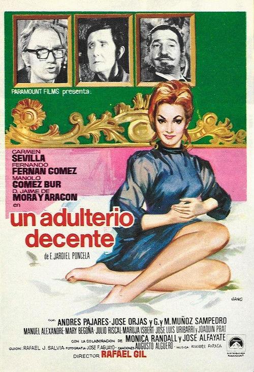 Un adulterio decente 1969 official movie poster