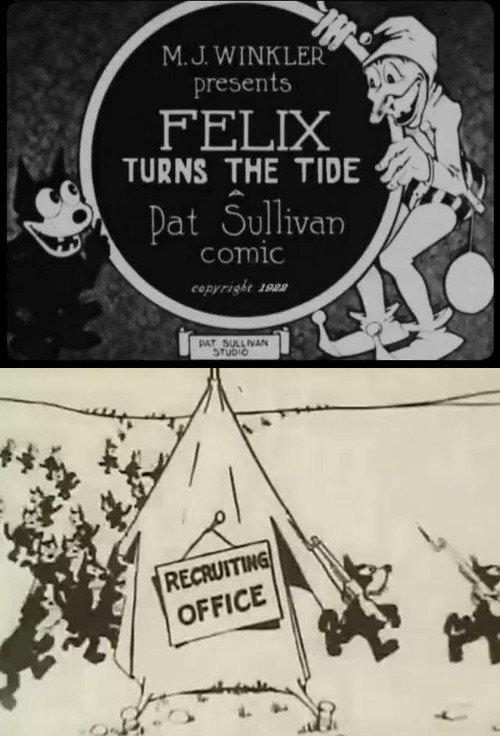 Felix Turns the Tide 1922 official movie poster