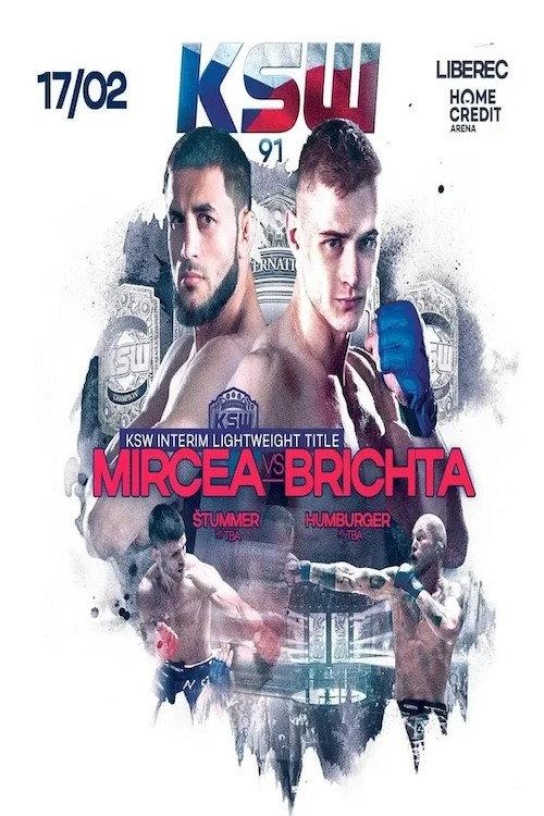 KSW 91: Mircea vs. Brichta 2024 official movie poster