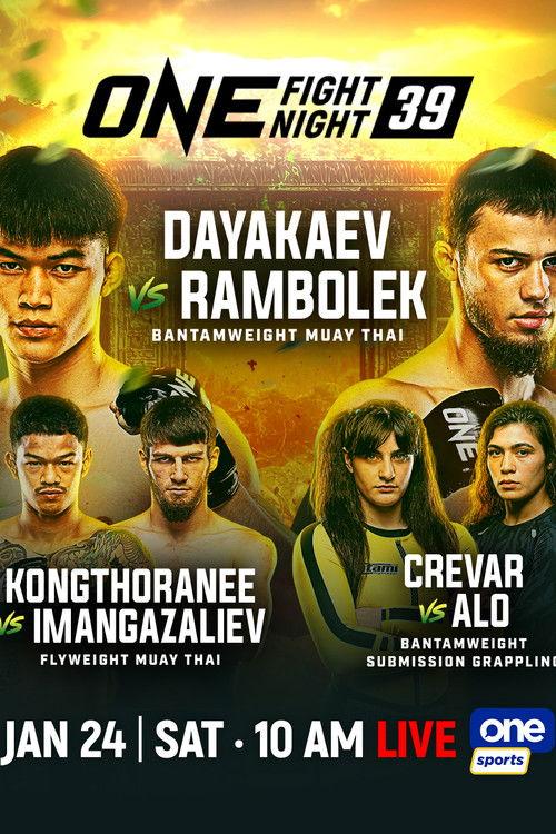 ONE Fight Night 39: Rambolek vs. Dayakaev 2026 official movie poster