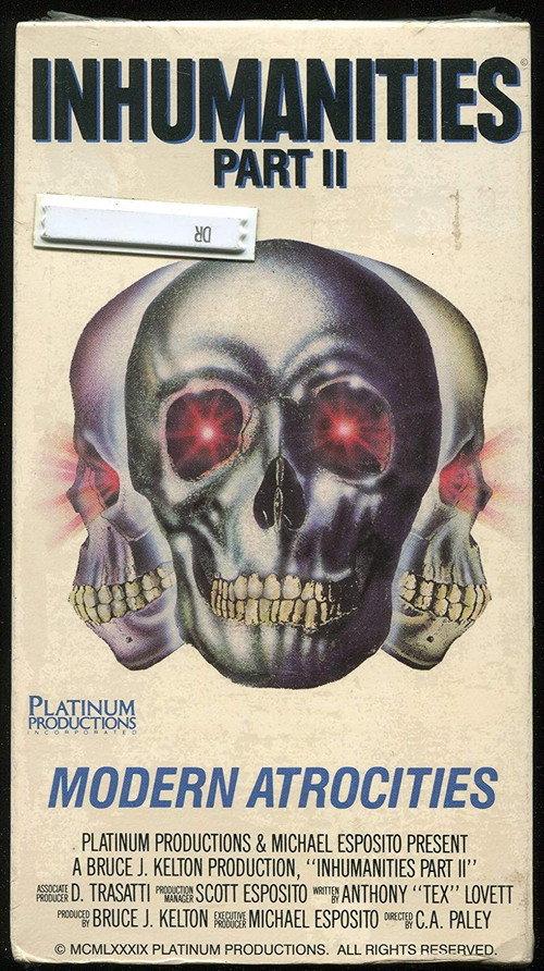 Inhumanities II: Modern Atrocities 1989 official movie poster