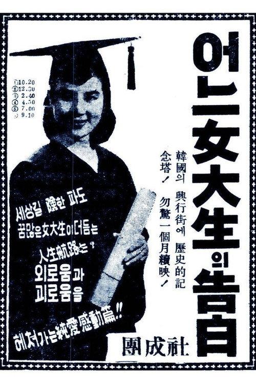 A College Woman's Confession 1958 official movie poster