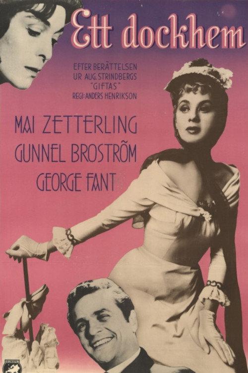 Ett dockhem 1956 official movie poster