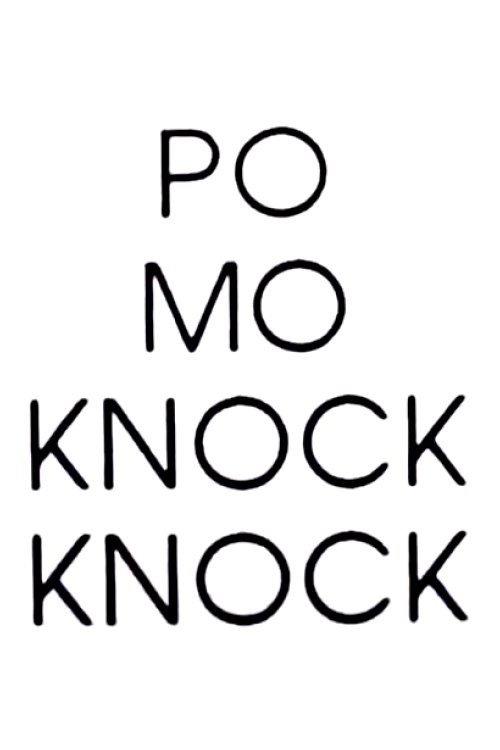 Po Mo Knock Knock 1998 official movie poster