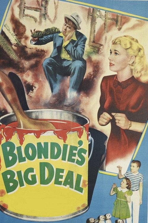 Blondie's Big Deal 1949 official movie poster