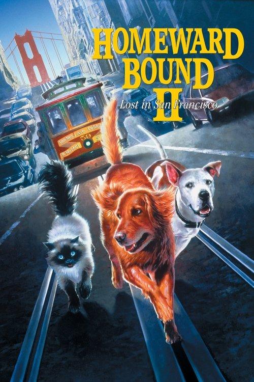 Homeward Bound II: Lost in San Francisco 1996 official movie poster
