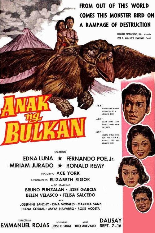 Anak ng Bulkan 1959 official movie poster
