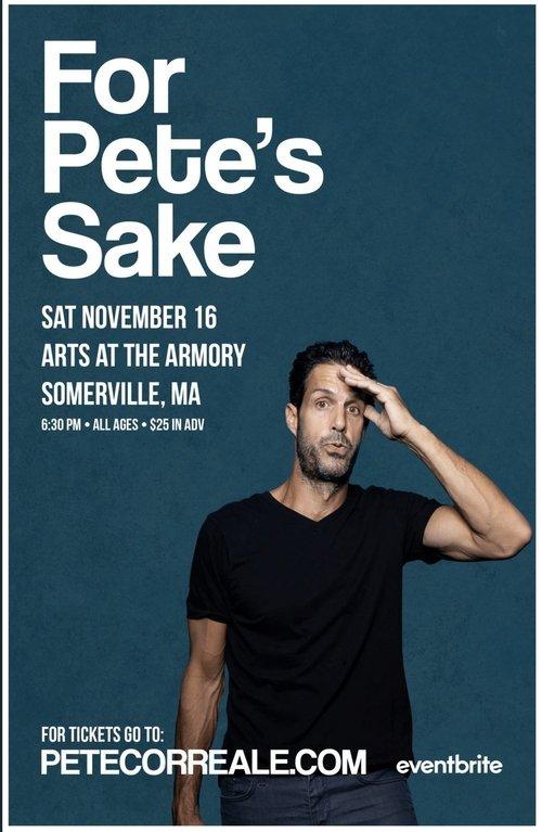 Pete Correale: For Pete's Sake 2019 official movie poster