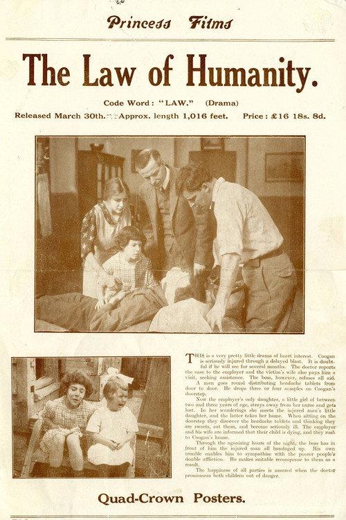 The Law of Humanity 1913 official movie poster