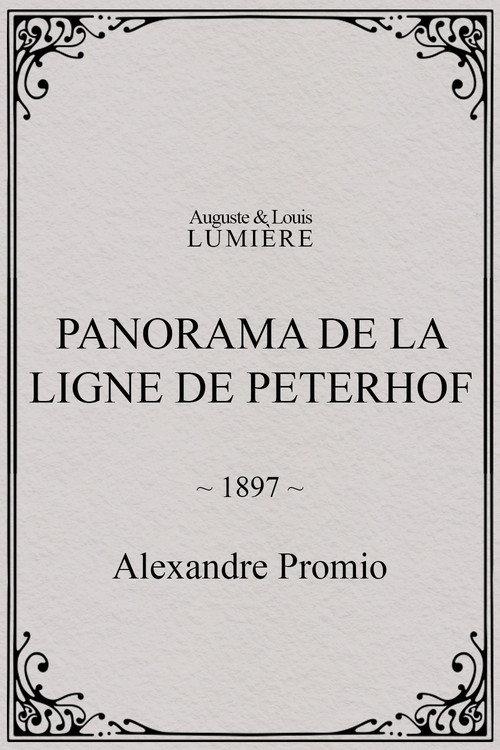 Panorama de la ligne de Peterhof 1897 official movie poster