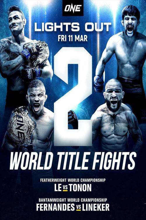 ONE Championship: Lights Out 2022 official movie poster