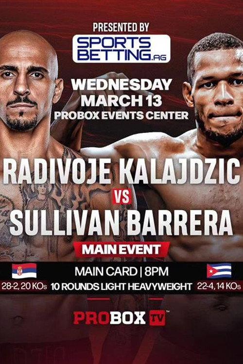 Radivoje Kalajdzic vs. Sullivan Barrera 2024 official movie poster
