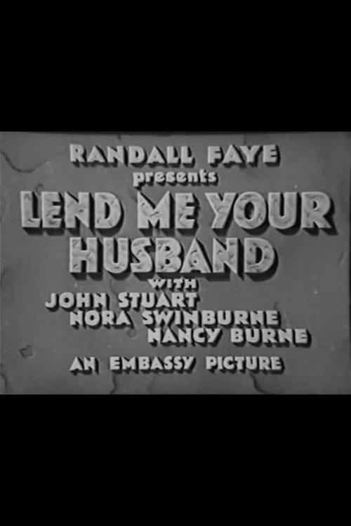Lend Me Your Husband 1935 official movie poster