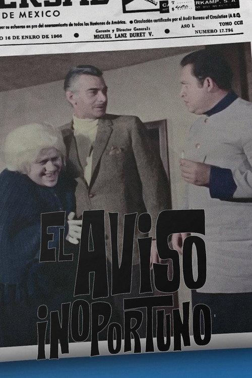 El aviso inoportuno 1969 official movie poster