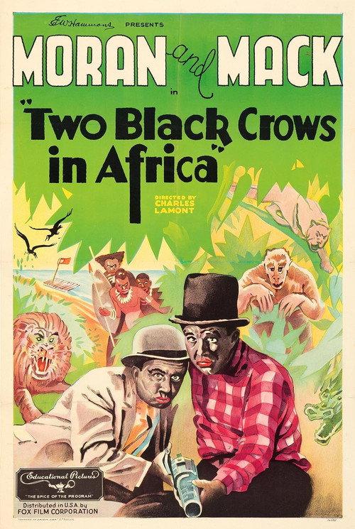 Two Black Crows in "Africa" 1933 official movie poster