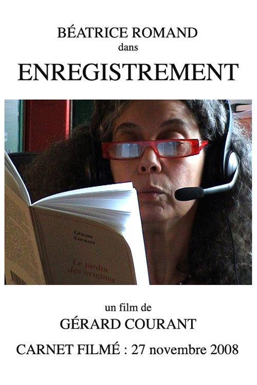 Enregistrement 2012 official movie poster
