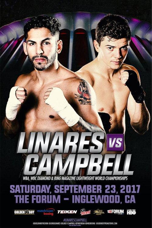 Jorge Linares vs. Luke Campbell 2017 official movie poster