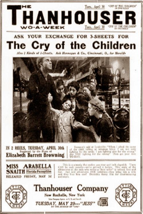 The Cry of the Children 1912 official movie poster