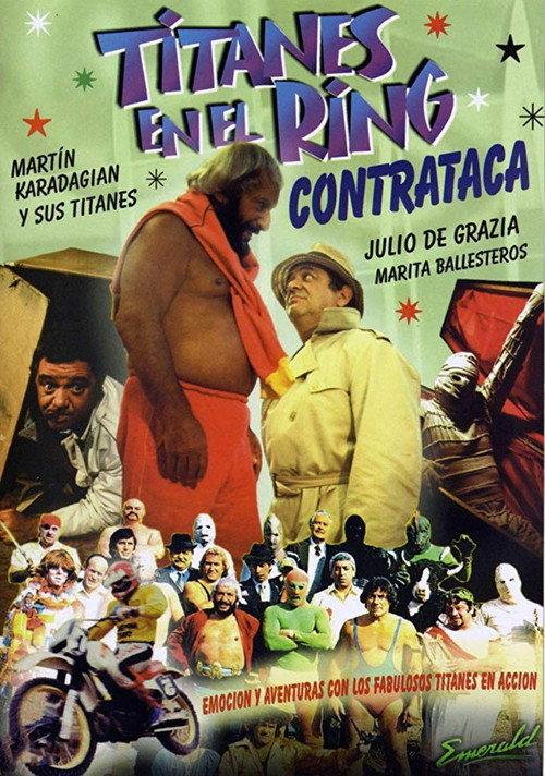 Titanes en el Ring Contraataca 1984 official movie poster