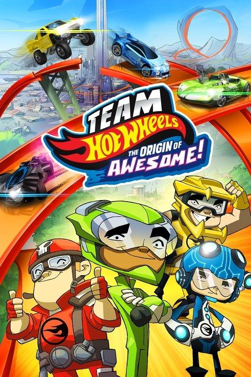 Team Hot Wheels: The Origin of Awesome! 2014 official movie poster