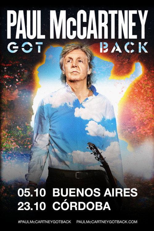 Paul McCartney: Got Back - Live at River Plate Stadium 2024 official movie poster