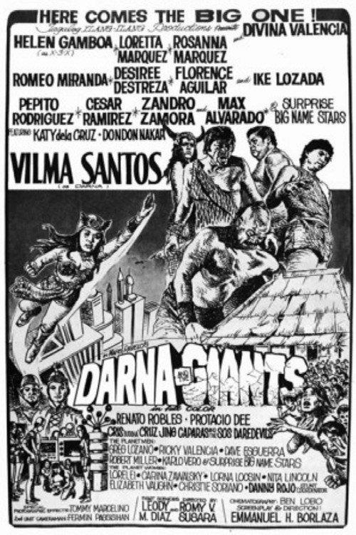 Darna and the Giants 1973 official movie poster